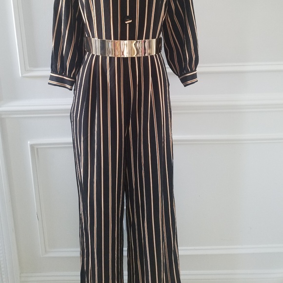 Stripped Jumpsuit - Picture 2 of 6